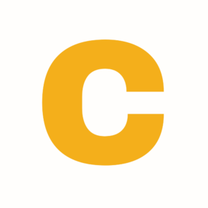 Come Notarize Logo Letter C in Mustard Gold