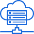 Line Drawing of Hosting Server